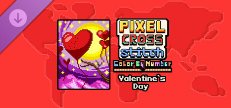 Pixel Cross Stitch - Valentine's Day Pack