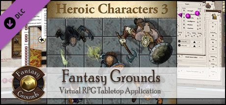 Fantasy Grounds - Top-down Tokens - Heroic 3