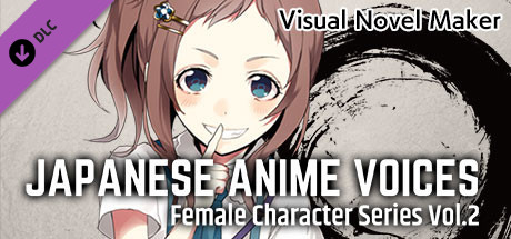 Visual Novel Maker - Japanese Anime Voices：Female Character Series Vol.2