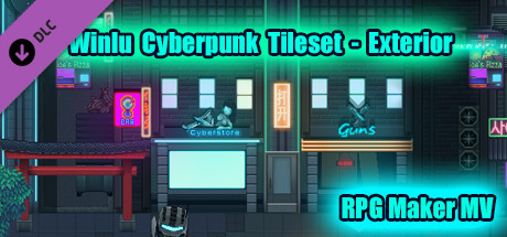 RPG Maker MV - Winlu Cyberpunk Tileset - Exterior