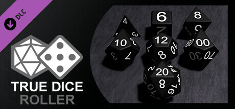 True Dice Roller - Black Matte Dice