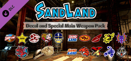 SAND LAND - Decal and Special Main Weapon Pack