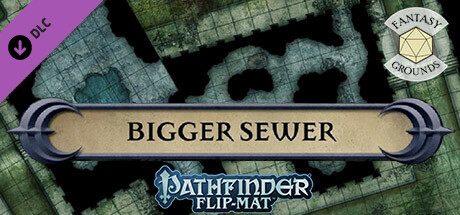 Fantasy Grounds - Pathfinder RPG - Pathfinder Flip-Mat - Bigger Sewer