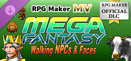 RPG Maker MV - MEGA FANTASY Walking NPCs and Faces