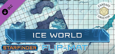 Fantasy Grounds - Starfinder RPG - Flipmat - Ice World