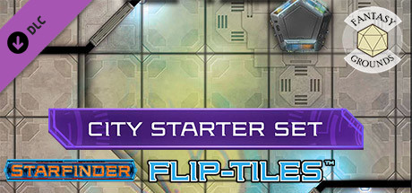 Fantasy Grounds - Starfinder RPG - Flip-Tiles - City Starter Set