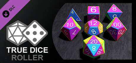 True Dice Roller - Rainbow Fresnel Chroma Dice