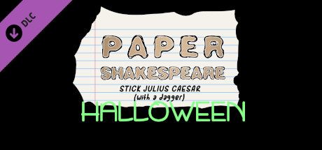 Paper Shakespeare: Stick Julius Caesar, Charity Pack: Halloween