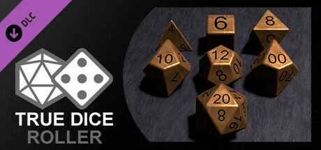 True Dice Roller - Copper Metal Dice