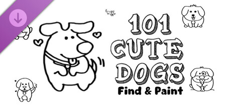 101 Cute Dogs: Find & Paint - Artbook