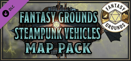 Fantasy Grounds - FG Steampunk Vehicles Map Pack