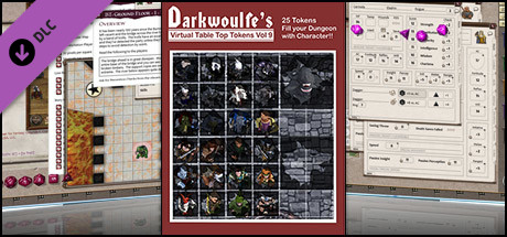 Fantasy Grounds - Top-Down Tokens - Darkwoulfe's Token Pack Vol 9