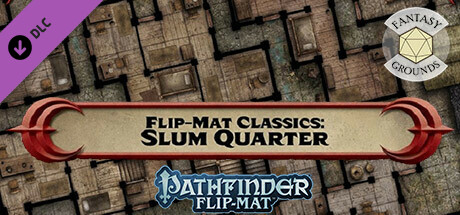 Fantasy Grounds - Pathfinder RPG - Pathfinder Flip-Mat - Classic Slum Quarter