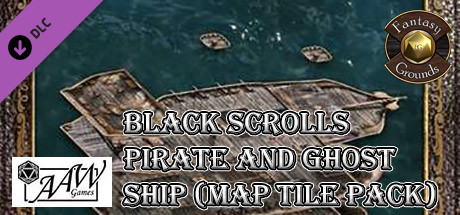 Fantasy Grounds - Black Scrolls Pirate and Ghost Ship (Map Tile Pack)