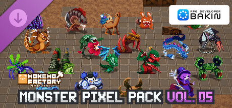 RPG Developer Bakin Mokemo Factory MONSTER PIXEL PACK Vol.5