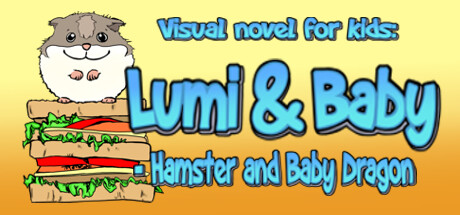 Visual novel for the kids: Lumi And Baby - Hamster And Baby Dragon