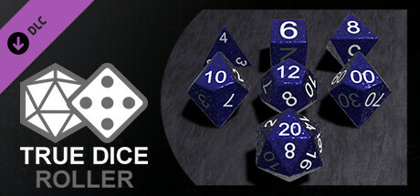 True Dice Roller - Night Glitter Dice