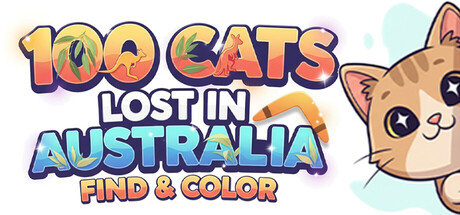100 Cats Lost in Australia Find & Color