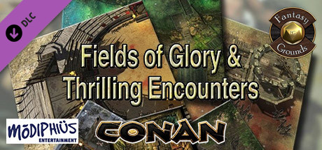 Fantasy Grounds - Conan: Fields of Glory & Thrilling Encounters Geomorphic Tile Set