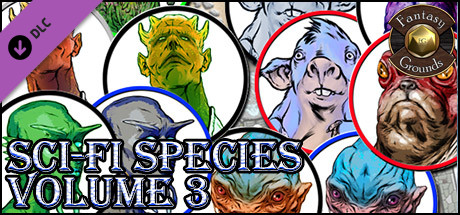 Fantasy Grounds - Sci-fi Species, Volume 3 (Token Pack)