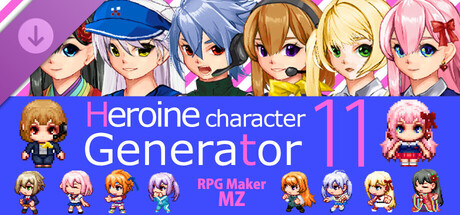 RPG Maker MZ - Heroine Character Generator 11 for MZ