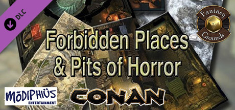 Fantasy Grounds - Conan: Forbidden Places & Pits of Horror Geomorphic Tile set