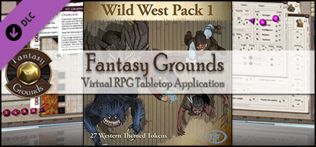 Fantasy Grounds - Wild West Pack 1 (Token Pack)