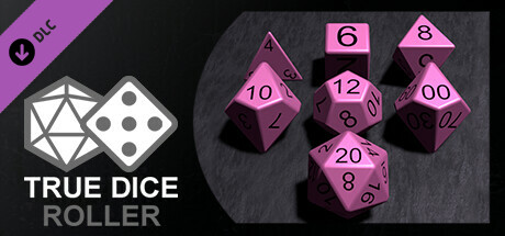 True Dice Roller - Pink Matte Dice