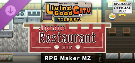 RPG Maker MZ - SERIALGAMES LivingGoodCity TILESET  Japanese Restaurant SET