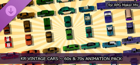 RPG Maker MV - KR Vintage Cars - 60s and 70s Animation Pack
