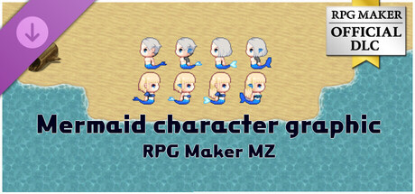RPG Maker MZ - Mermaid character graphic