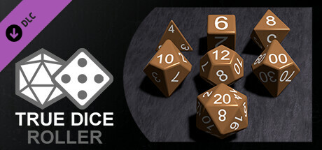 True Dice Roller - Caramel Pastel Dice