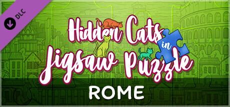 Hidden Cats in Jigsaw Puzzle - Rome