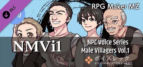 RPG Maker MZ - NPC Male Villagers Vol.1