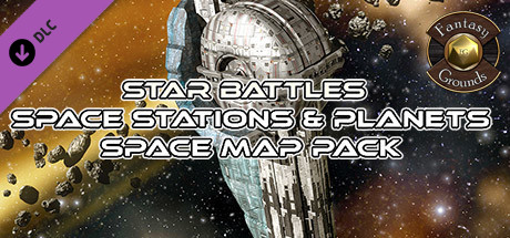 Fantasy Grounds - Star Battles: Space Stations and Planets Space Map Pack