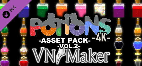 Visual Novel Maker - Potions Asset Pack 4K Vol 2