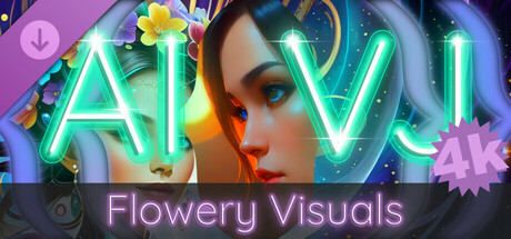 AI-VJ - Flowery 4k Visuals