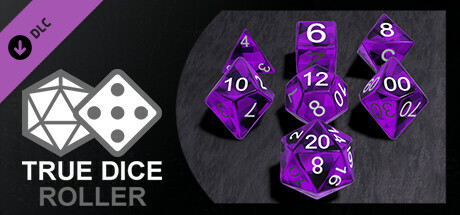 True Dice Roller - Amethyst Gem Dice