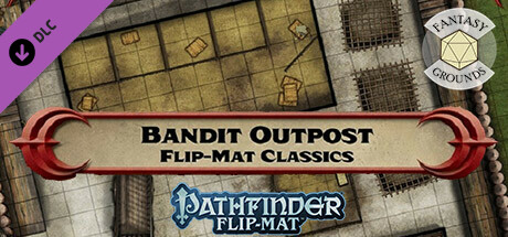 Fantasy Grounds - Pathfinder RPG - Pathfinder Flip-Mat - Classic Bandit Outpost