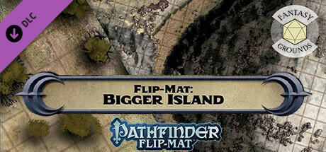 Fantasy Grounds - Pathfinder RPG - Pathfinder Flip-Mat: Bigger Island