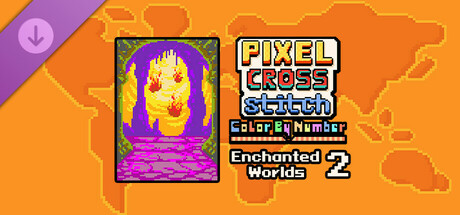Pixel Cross Stitch - Enchanted Worlds Pack 2