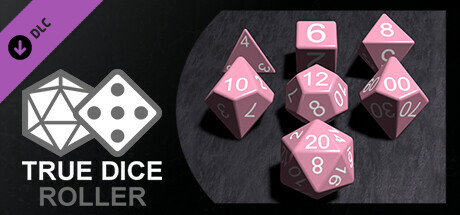 True Dice Roller - Strawberry Pastel Dice