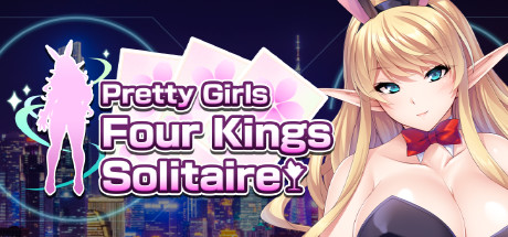 Pretty Girls Four Kings Solitaire