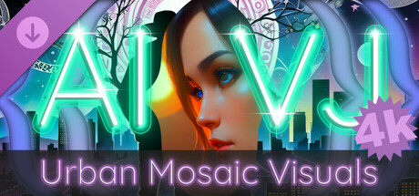 AI-VJ - Urban Mosaic 4k Visuals