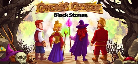 Gnomes Garden: Black Stones