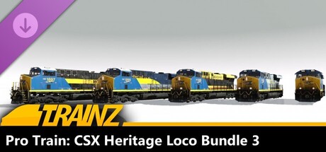 Trainz 2022 DLC - Pro Train: CSX Heritage Loco Bundle 3