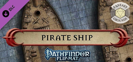 Fantasy Grounds - Pathfinder RPG - Pathfinder Flip-Map - Classic Pirate Ship