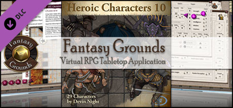 Fantasy Grounds - Heroic Characters 10 (Token Pack)