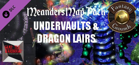 Fantasy Grounds - Meanders Map Pack: Undervaults & Dragon Lairs (Map Pack)