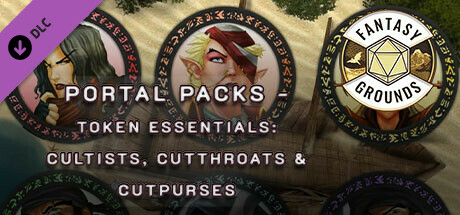 Fantasy Grounds - Portal Packs - Token Essentials: Cultists, Cutthroats & Cutpurses